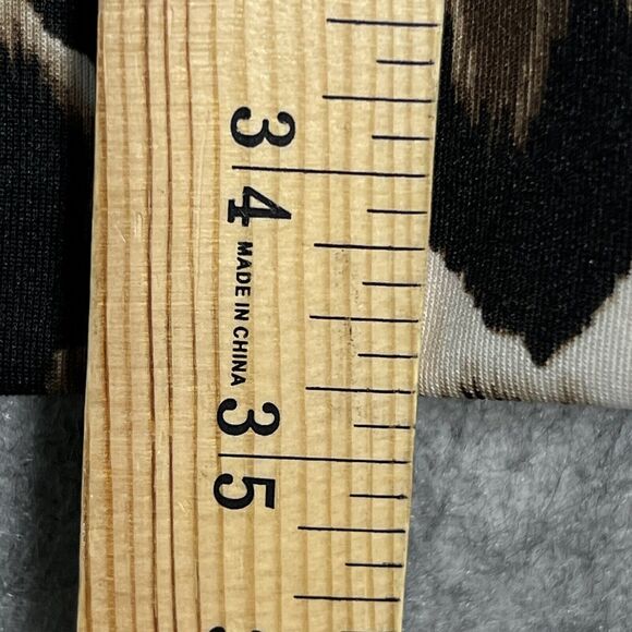 Vince Camuto Scuba Leopard Animal Print Dress Women's 8 Fit and Flare Multi - Picture 9 of 16